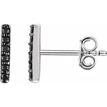 Load image into Gallery viewer, Caroline Black Studs
