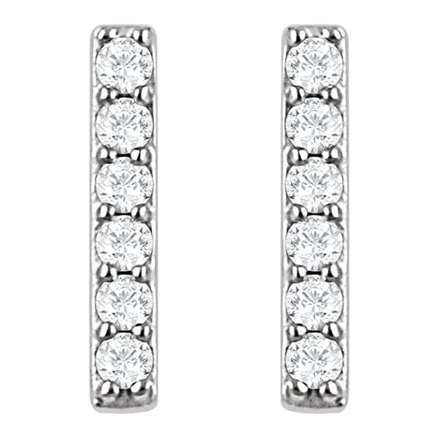 Emma Large Bar Earrings