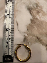 Load image into Gallery viewer, 14k Italian gold small hoops
