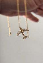 Load image into Gallery viewer, The Traveler Airplane Necklace
